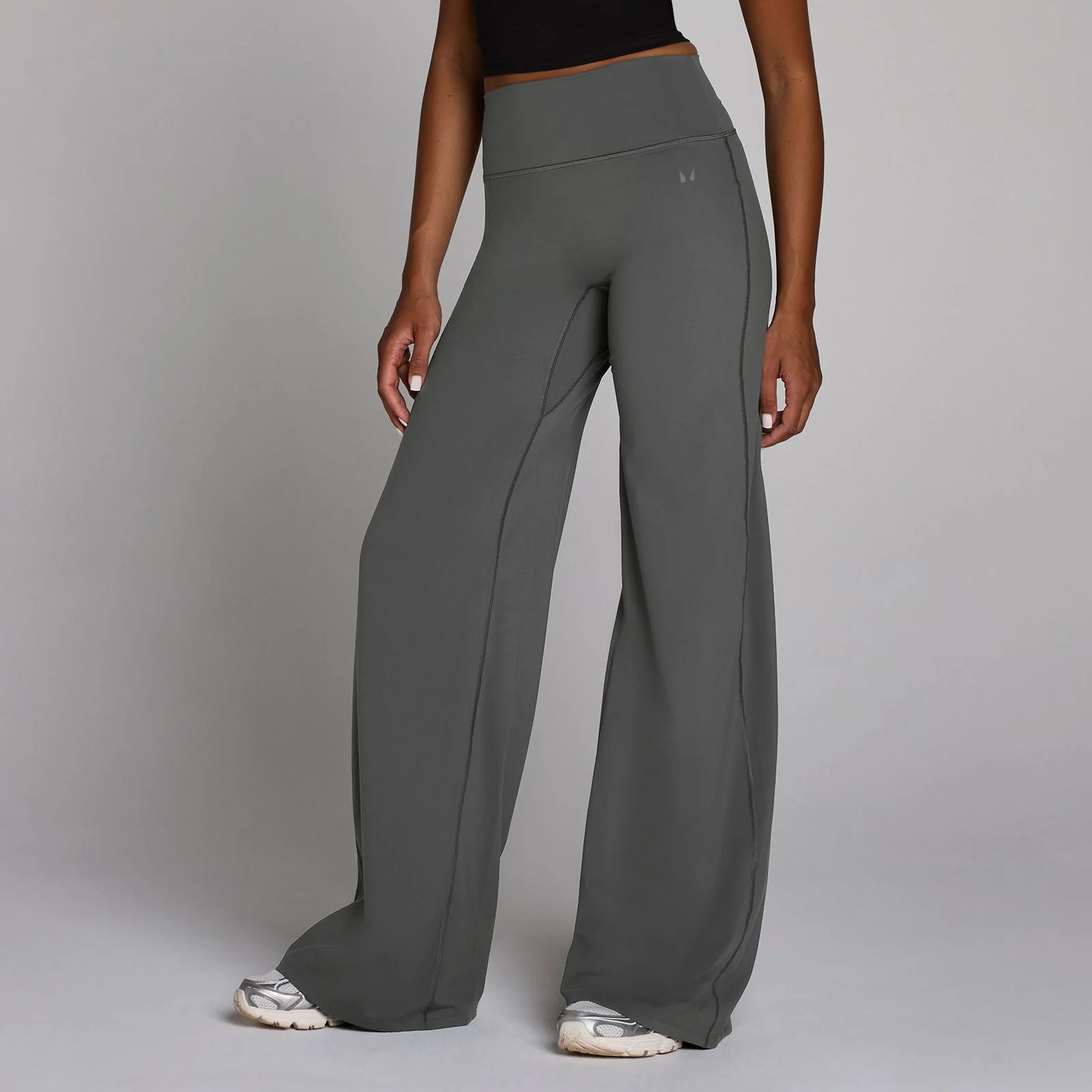 MP Dames Tempo Tall Wide Leg Legging - Donkergrijs - L Afbeelding 1
