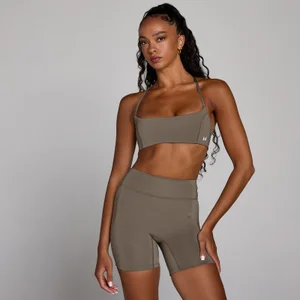 MP Women's Training Open Back Bra - Espresso - Size XS