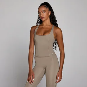 MP Women's Training Racer Back Vest - Light Taupe - Size XS