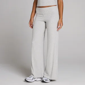 MP Dames Geribd Wijduitlopende Legging - Grijs Gemêleerd - Size M