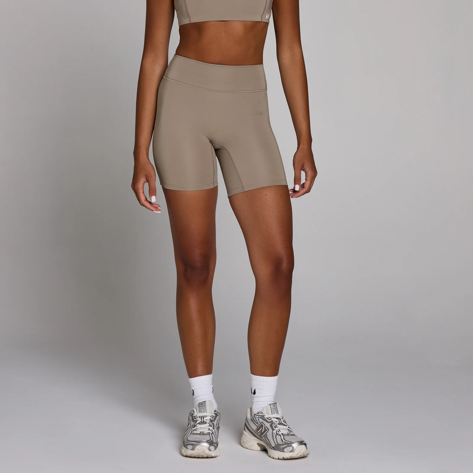 MP Trainingsshort voor Dames - Light Taupe - XS Afbeelding 1