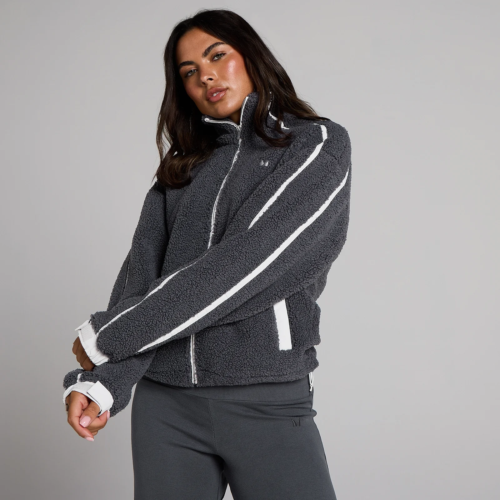 MP Fleece Binding Ritsjack voor Dames - Robust Grey - L Afbeelding 1