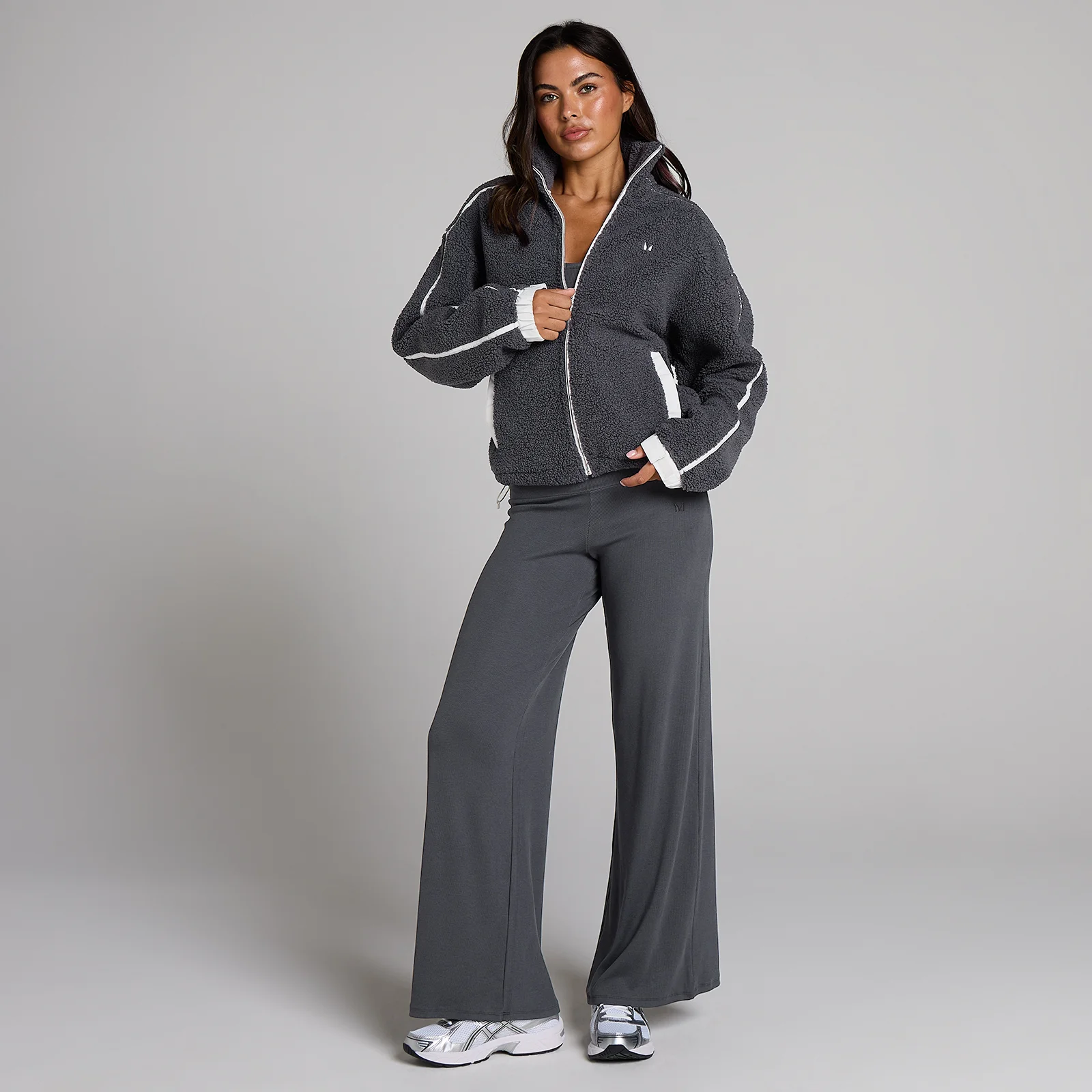 MP Fleece Binding Ritsjack voor Dames - Robust Grey - L Afbeelding 3