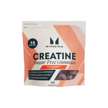 Creatine Gummies - 30 Gummies - 10servings - Raspberry (Sugar-Free)