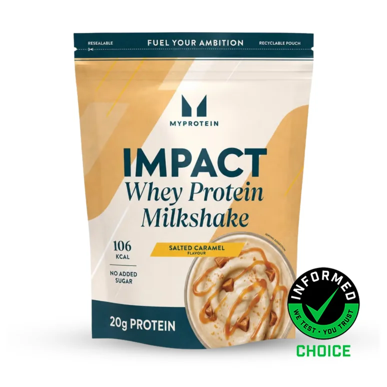 Impact Whey Protein Milkshake - 870G - 30servings - Zoute Karamel
