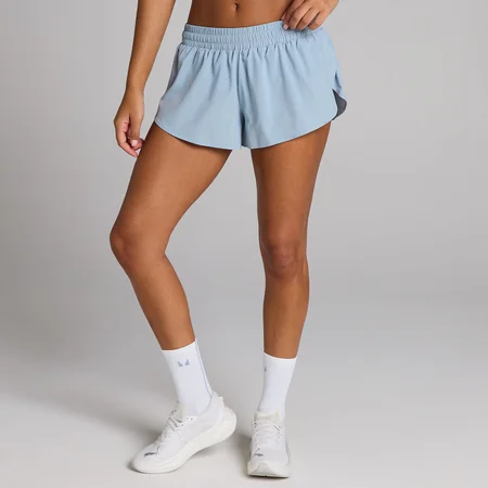 MP Dames Geweven 3" Hardloopshort - Denimblauw