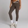 MP Dames Tempo Contrast Legging - Chocolade