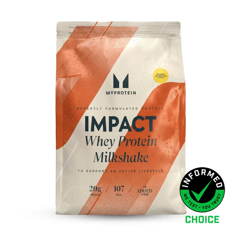 Impact Whey Protein Milkshake - 2610g - 90servings - Banana Milkshake
