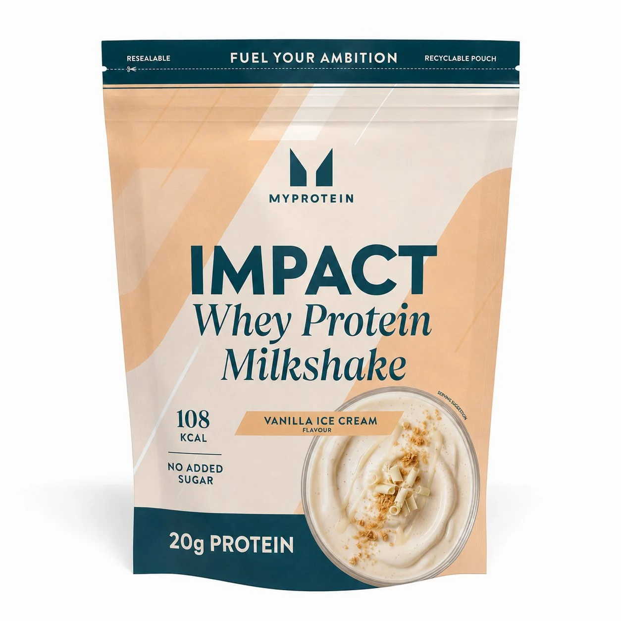 Impact Whey Protein - 2610g - 90servings - Vanilla Ice Cream (Milkshake) Afbeelding 1