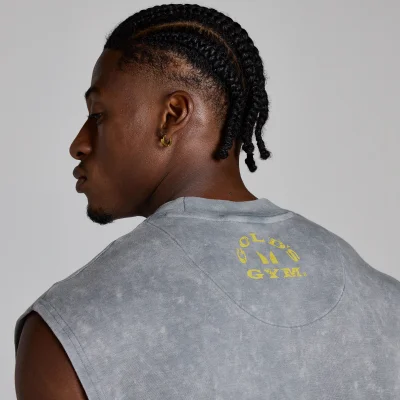 MP X Gold's Heren Washed Graphic Oversized Tank - Steel Blue - XL Afbeelding 6