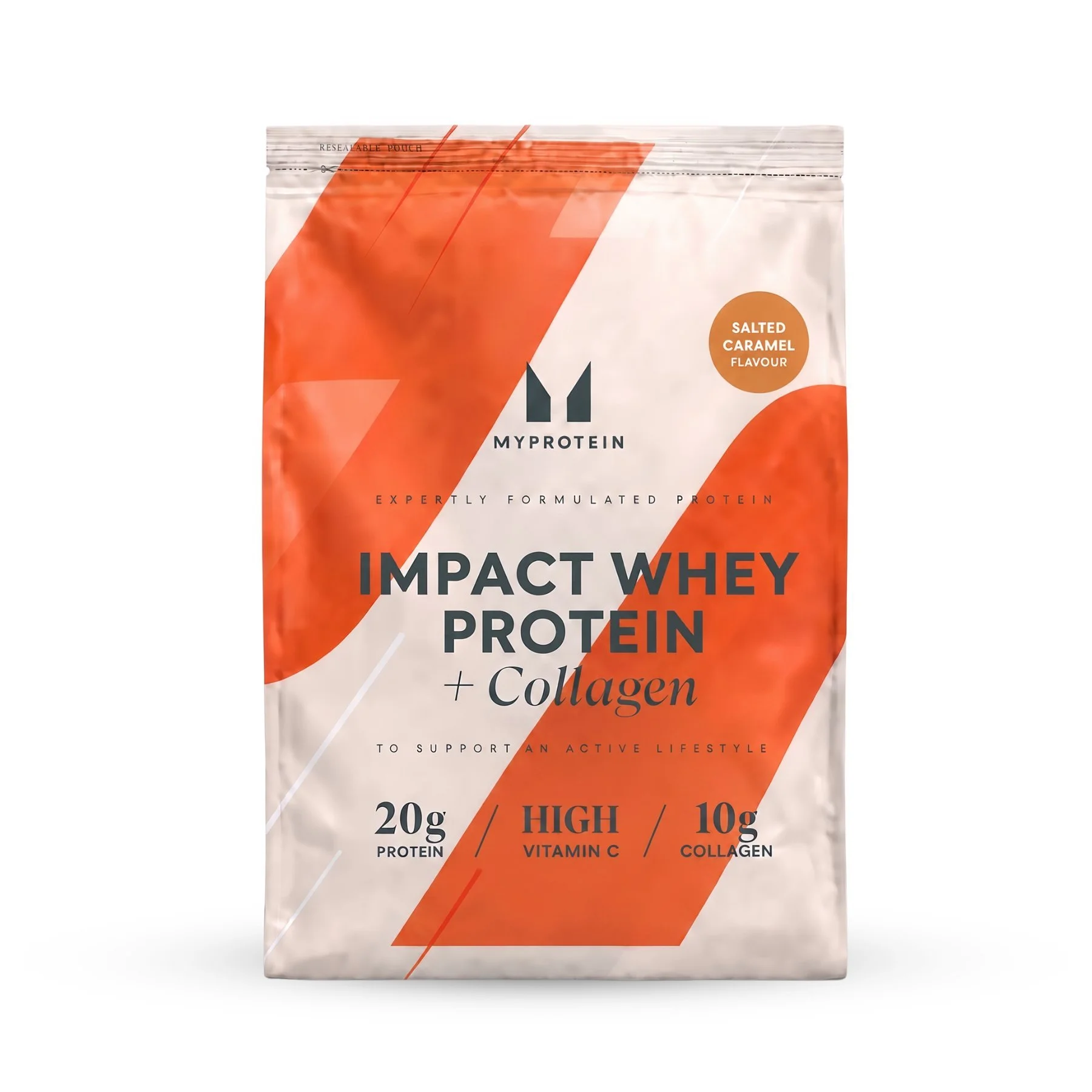 Impact Whey Protein - 2250g - 90servings - Salted Caramel (+Collagen) Afbeelding 1