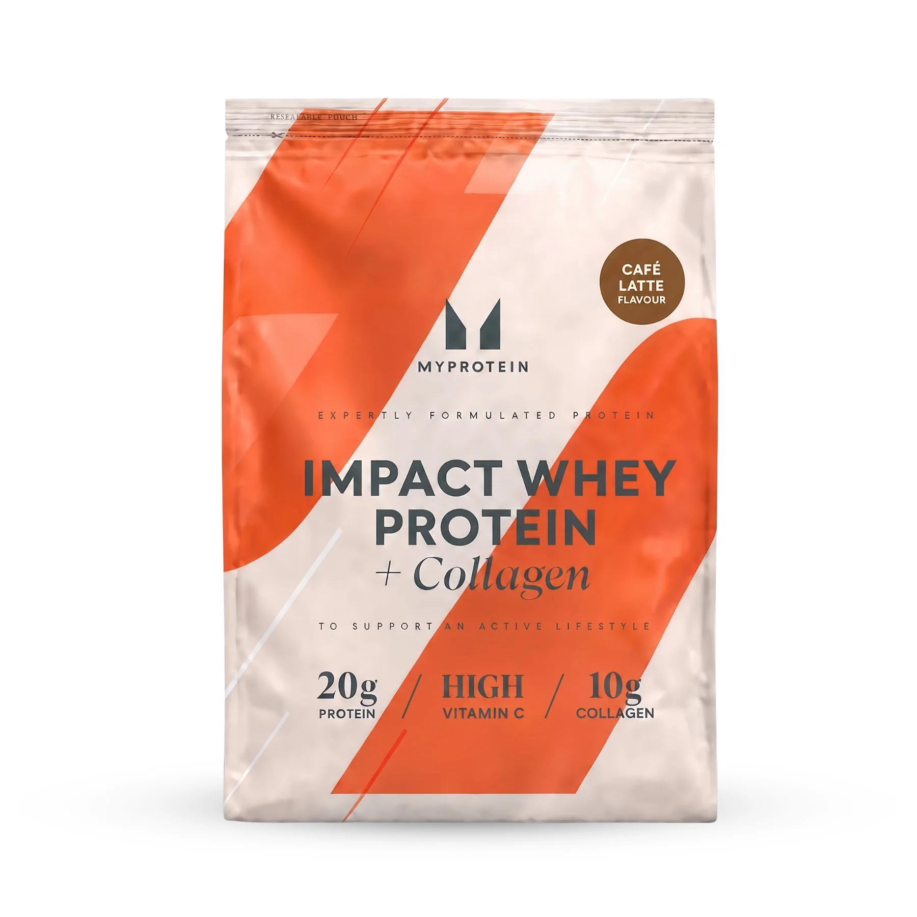 Impact Whey Protein - 2340g - 90servings - Cafe Latte (+Collagen) Afbeelding 1