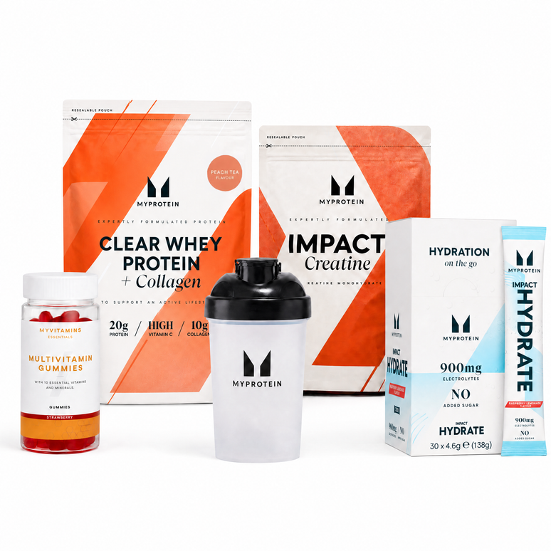 Impact Week Clear Protein Bundle - Raspberry Lemonade - 20servings - Perzik Thee
