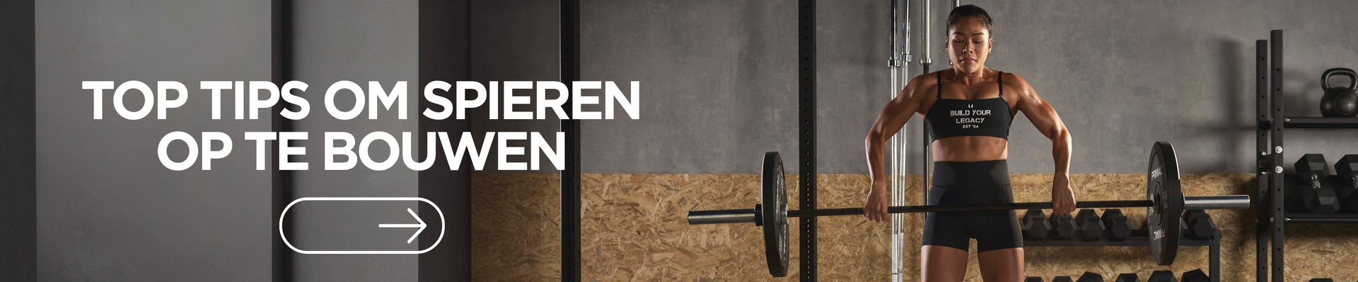 Top tips om spieren op te bouwen Dus, wat heb je nodig om je reis naar spieropbouw te beginnen? Of je nu een nieuwe uitdaging wilt aangaan of wilt trainen voor een wedstrijd, spieren opbouwen vergt een beetje inzet. Dit is wat de experts zeggen 1. Train op de juiste manier. Stel een trainingsprogramma op en houd je eraan. Je spieren geleidelijk overbelasten tijdens je sessies is een van de beste strategieën om spieren op te bouwen. 2. Eet voldoende calorieën en eiwitten. Dit kan het moeilijkste zijn om goed te doen, maar het volgen van het juiste voedingsschema en het om de paar maanden aanpassen is belangrijk voor succes. 3. Herstel op de juiste manier. Slaap en rust zijn cruciaal voor het behalen van resultaten. Neem regelmatig rustdagen en streef naar 6-8 uur per nacht. Dit is waar je spieren groeien en zich aanpassen aan je trainingen.