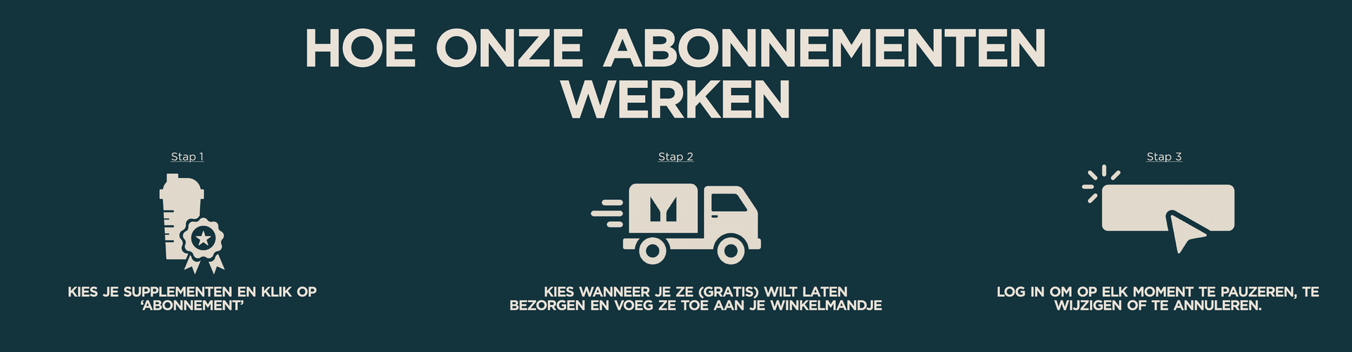 Abonneer je op je favoriete producten