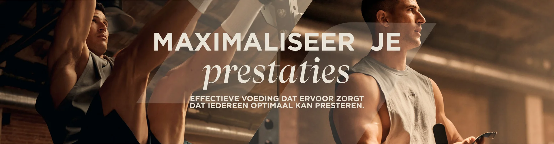Maximaliseer je prestaties. Effectieve voeding dat ervoor zorgt dat iedereen optimaal kan presteren.